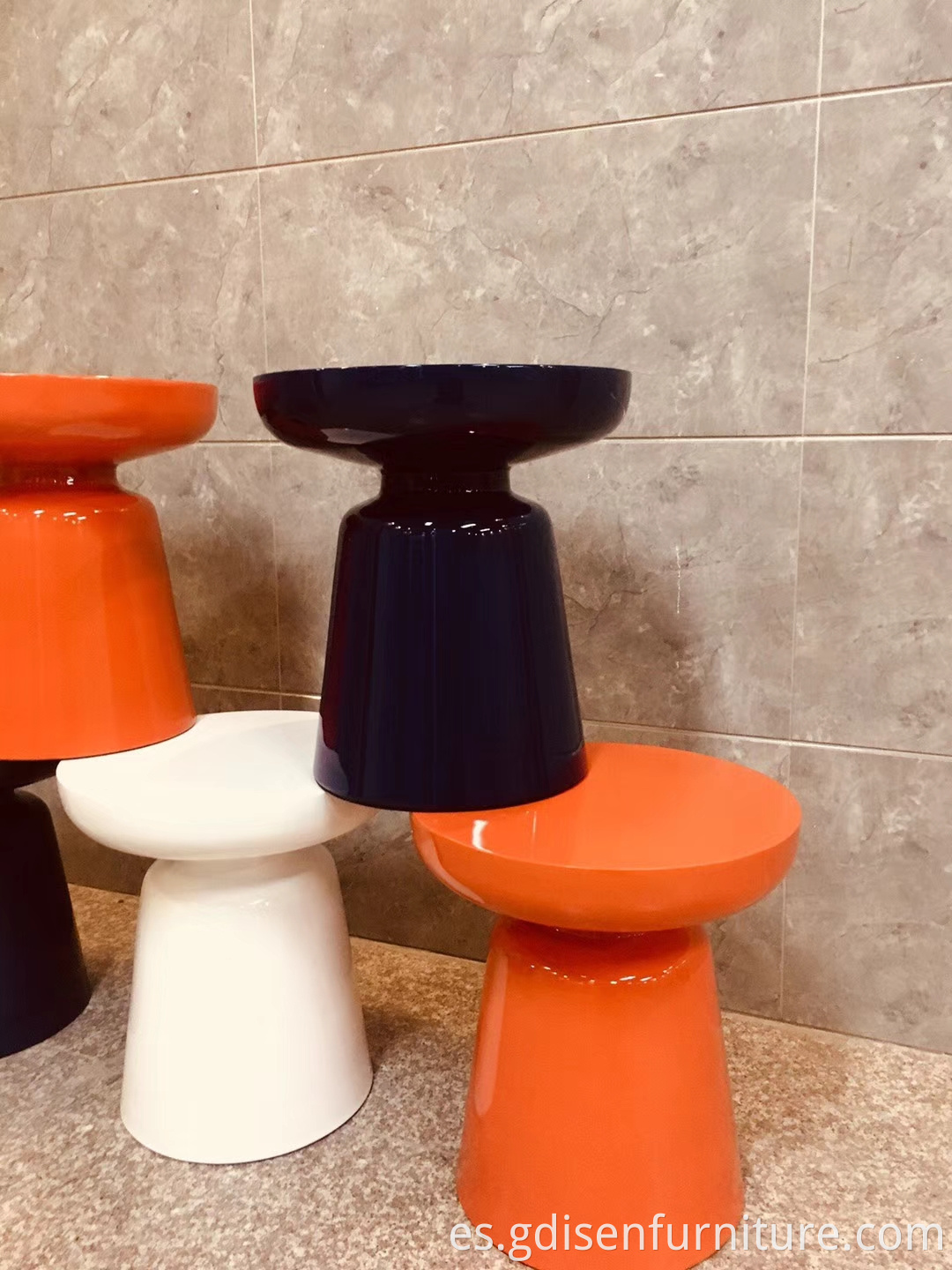 Muebles de diseñador moderno Mesa martini en colorida